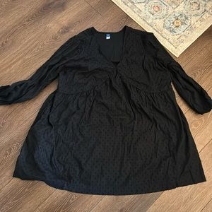 Long Sleeve Black Dress